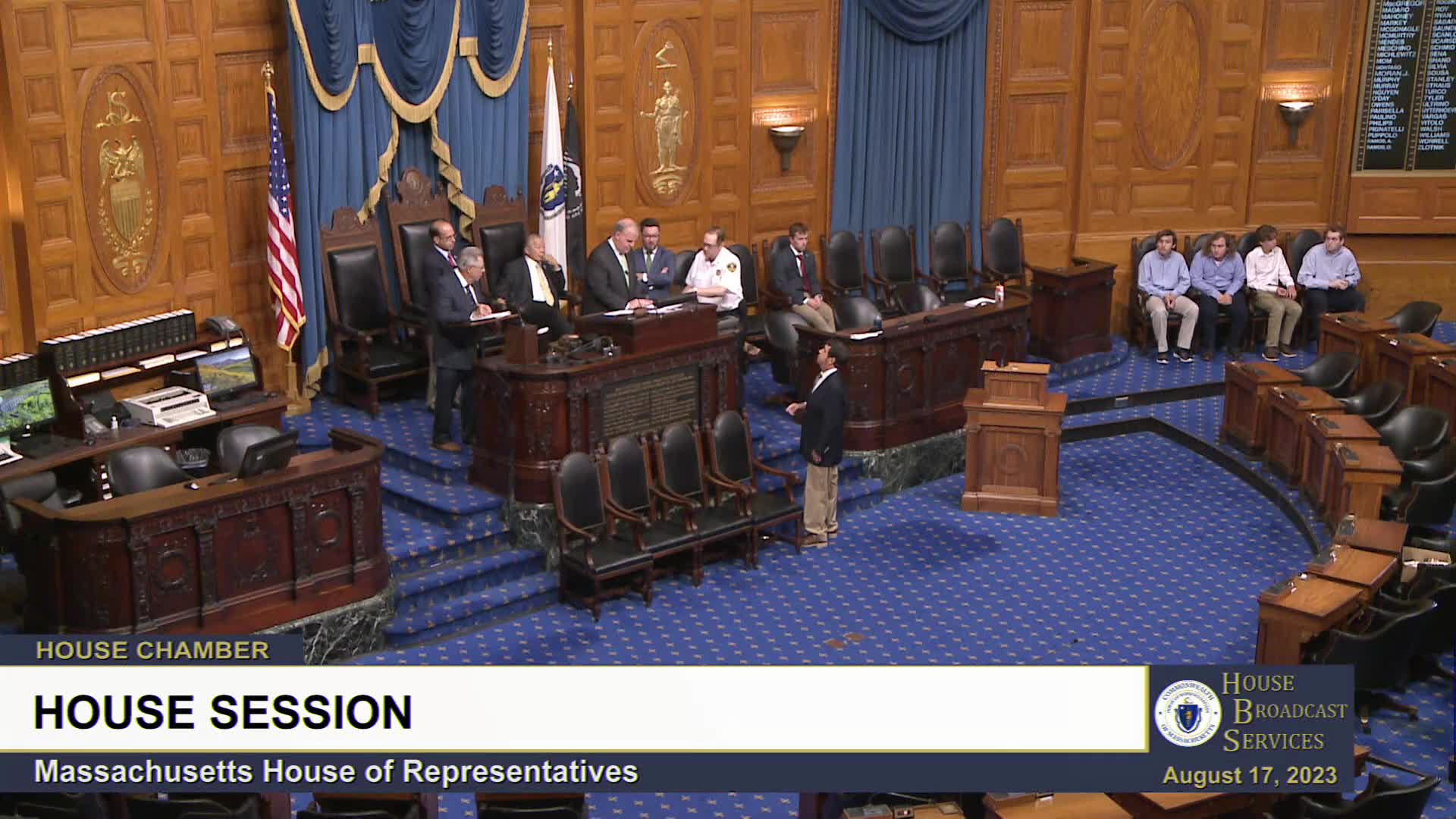 MA House of Representatives Session - August 17th, 2023