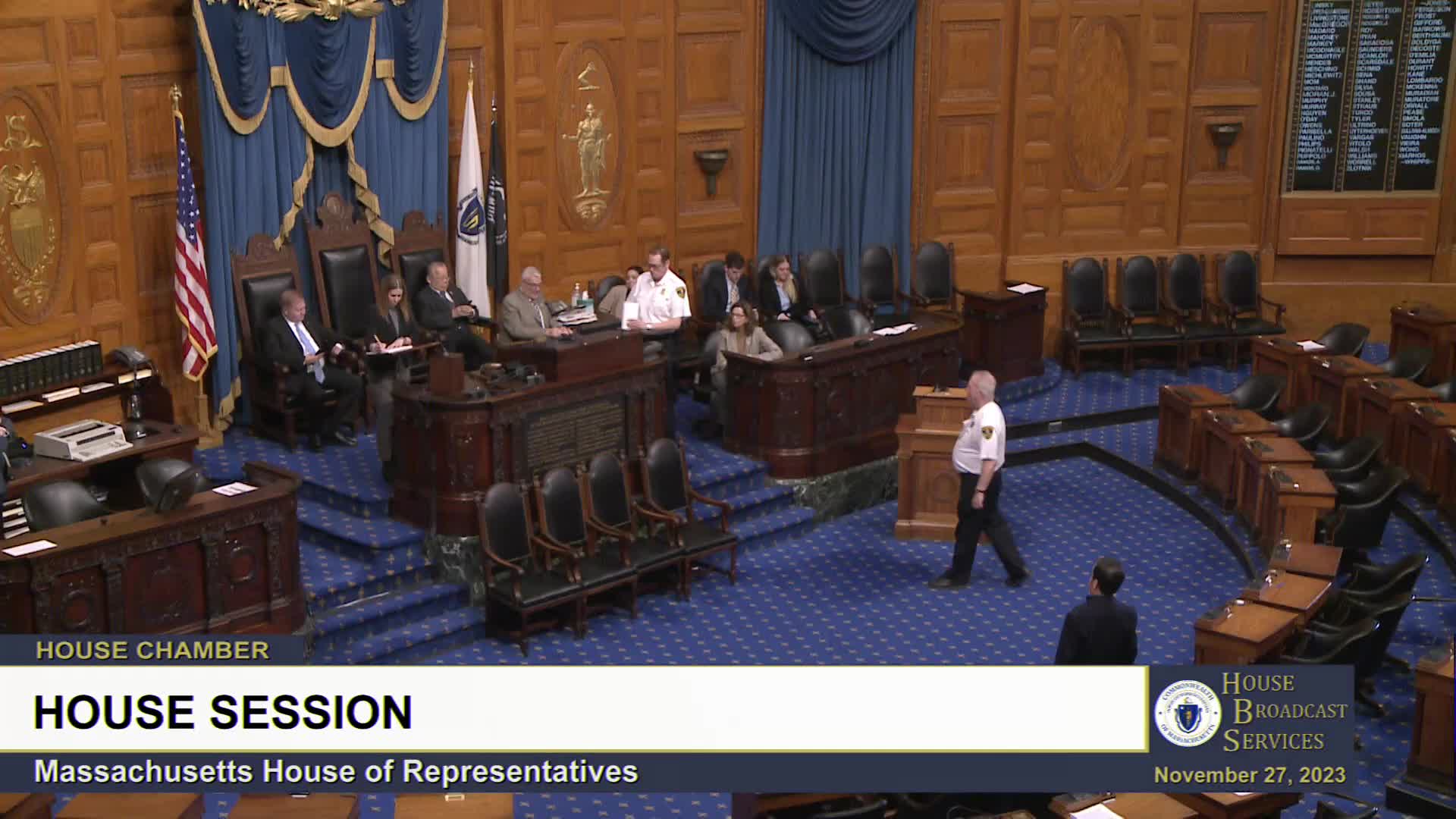 MA House of Representatives Session - November 27th, 2023