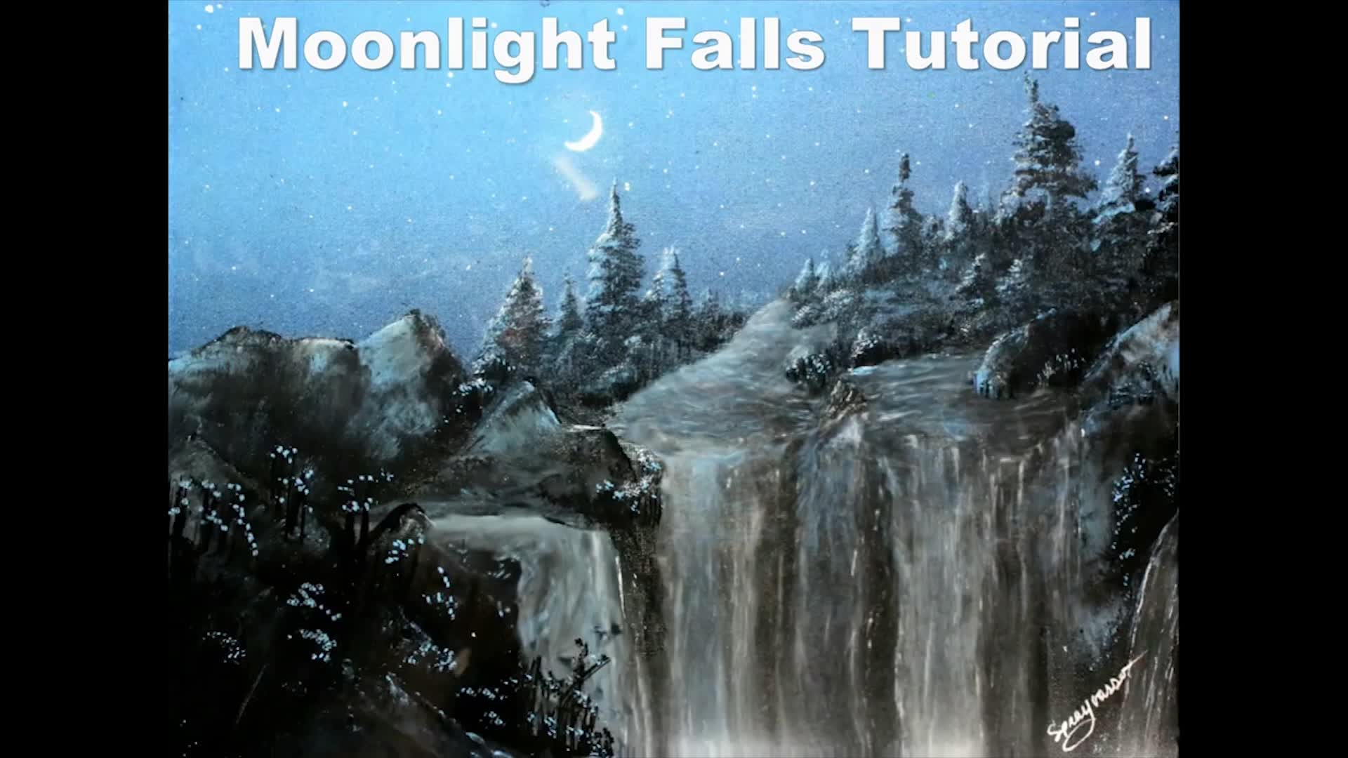 Spraycasso Spray Paint Tutorial - Moon Lightfall
