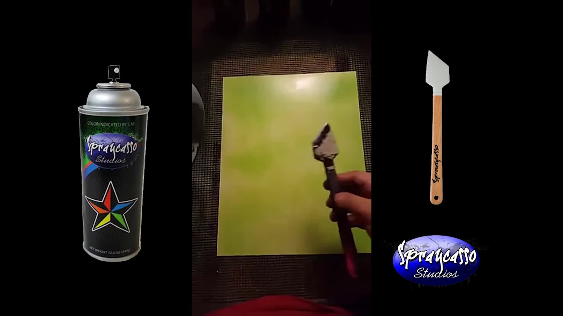 Spraycasso Spray Paint Tutorial - Green Terrain