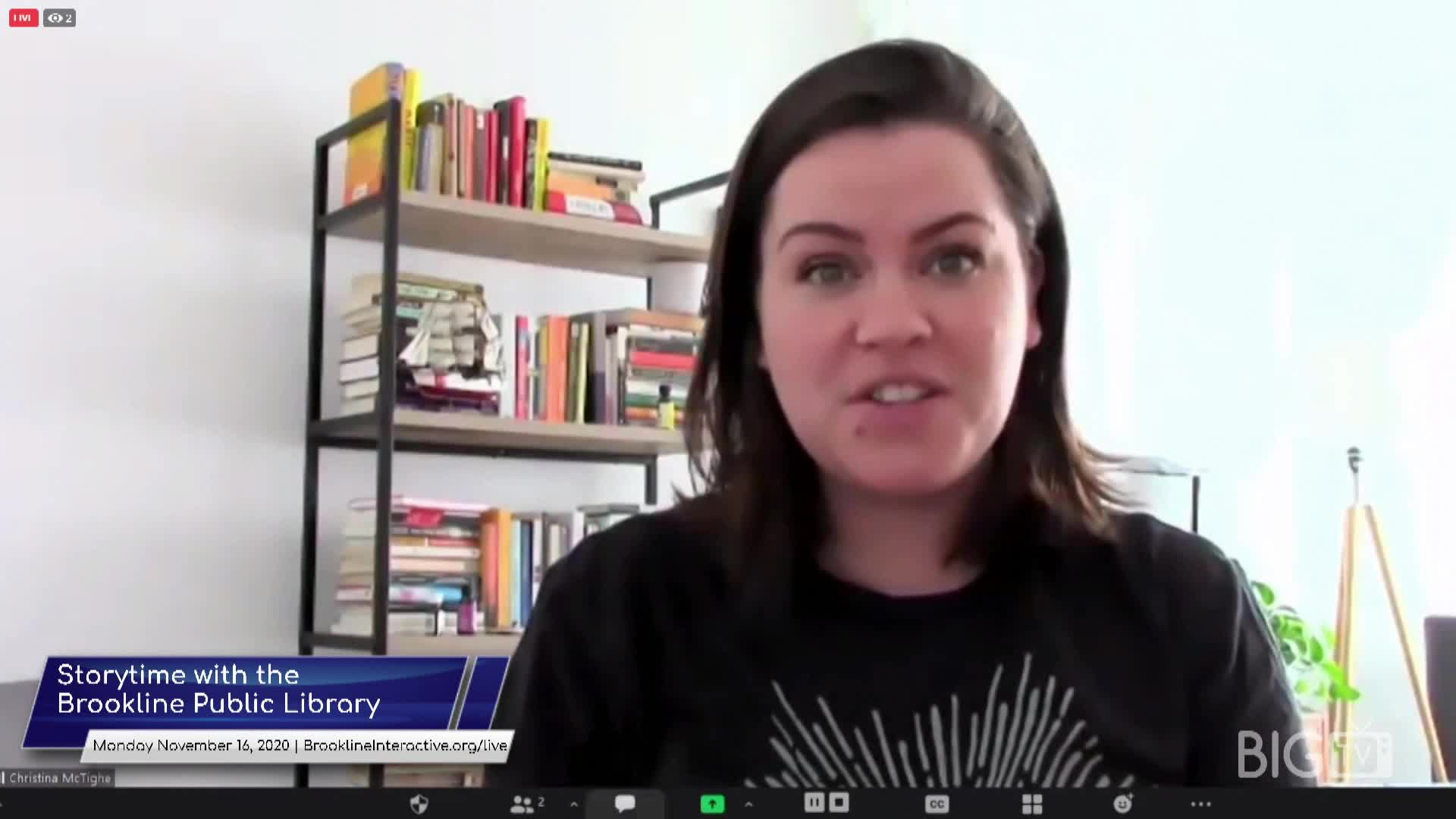 Storytime with the Brookline Public Library - November 16th, 2020