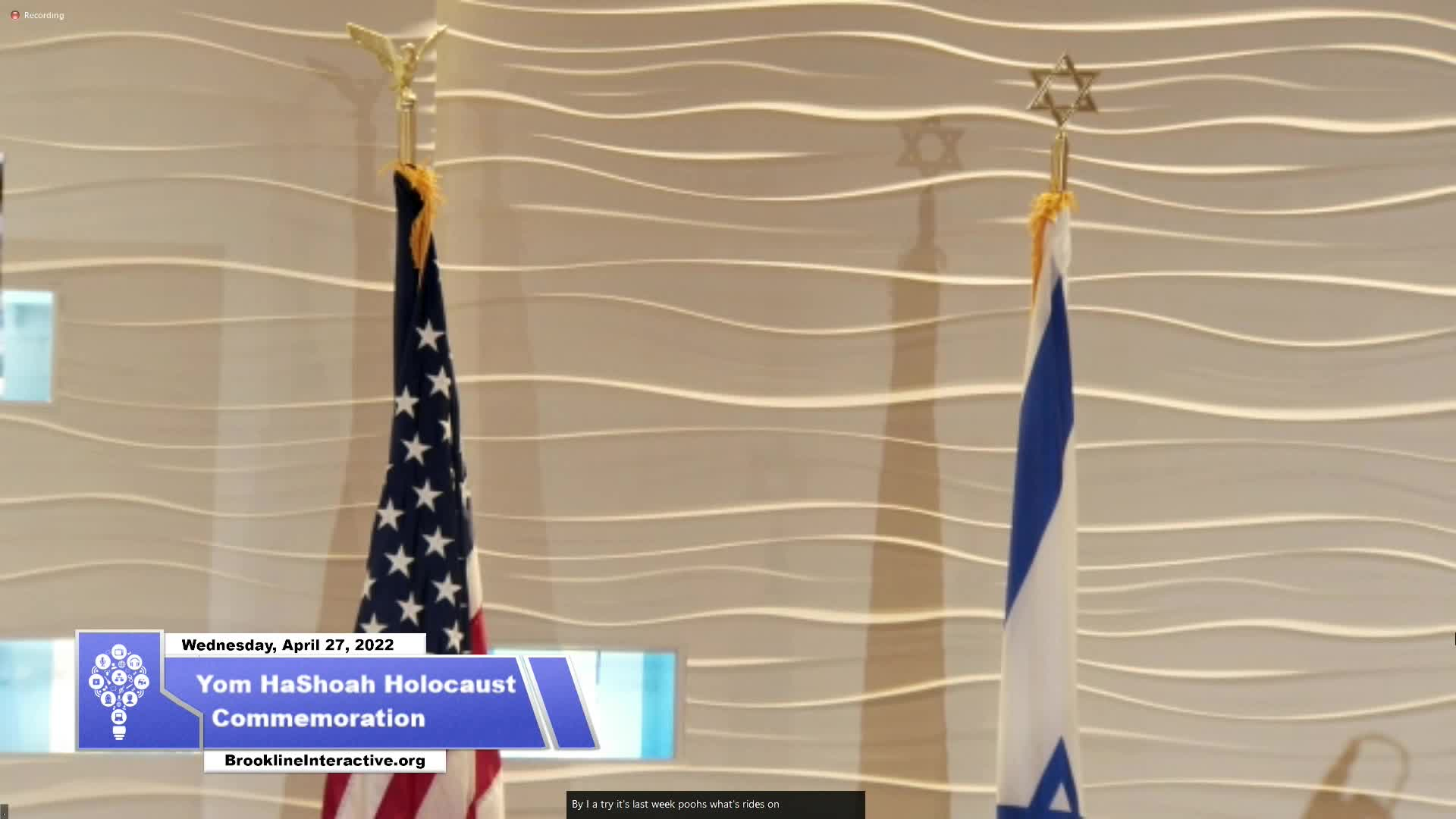 Yom HaShoah Holocaust Commemoration - April 27th, 2022