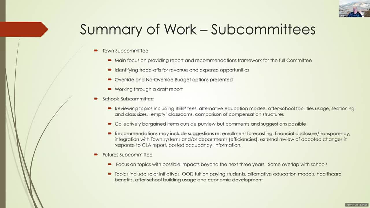 Advisory Committee Meeting - January 20_ 2026